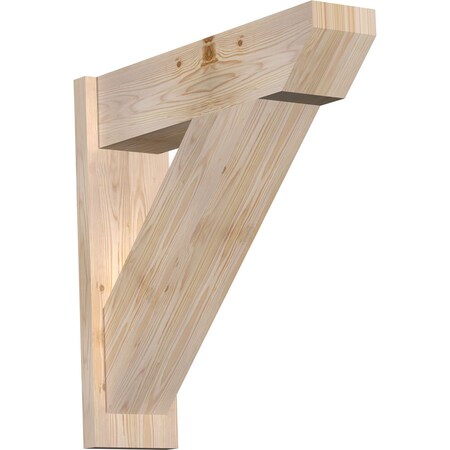 Ekena Millwork Traditional Slat Smooth Outlooker, Douglas Fir, 7 1/2"W x 28"D x 28"H OUT08X28X28TRA06SDF